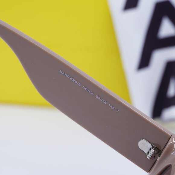 Marc Jacobs MARC 695/S 0NOY HA Square Sunglasses - Nude Brown\Brown Gradient - Picture 7 of 10